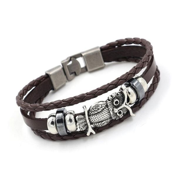 eif dock fashion charms multiple layers owl leather bracelet men vintage classic rope chain wrap arm bracelet set male qyltur
eif dock fashion charms multiple layers owl leather bracelet men vintage classic rope chain wrap arm bracelet set male qyltur
