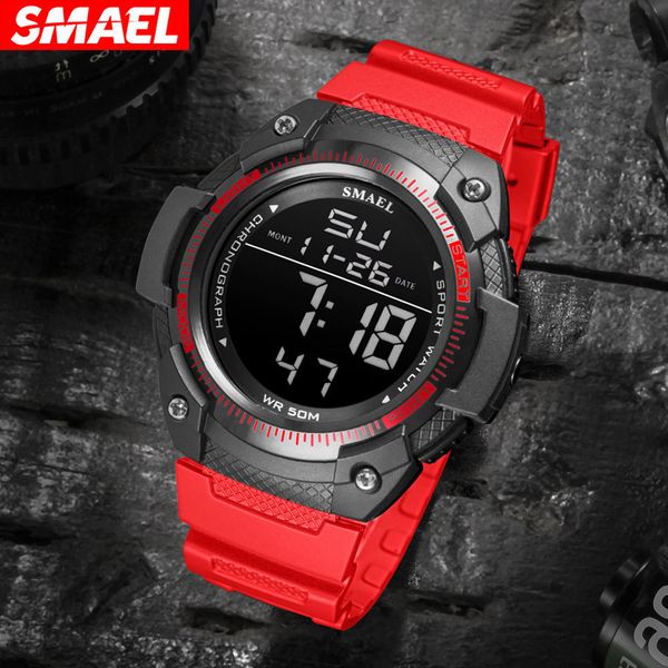 smael simple men's sports electronic watch multi function outdoor timing running swimming student watch, Slivery;brown
smael simple men's sports electronic watch multi function outdoor timing running swimming student watch, Slivery;brown