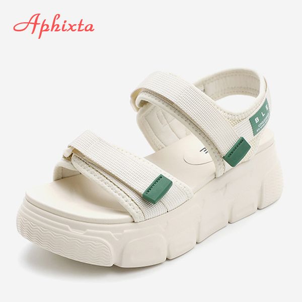 aphixta 1.57 inch platform sprorts sandals for women classic beige cool summer beach simple adjusted hook & loop women's shoes t200605, Black
aphixta 1.57 inch platform sprorts sandals for women classic beige cool summer beach simple adjusted hook & loop women's shoes t200605, Black