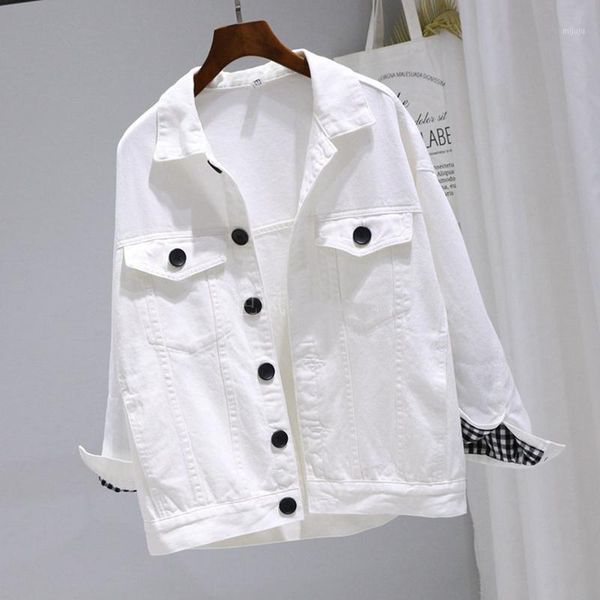 spring female black white denim jacket student harajuku bf female bomber jeans coat solid batwing sleeve jacket1, Black;brown
spring female black white denim jacket student harajuku bf female bomber jeans coat solid batwing sleeve jacket1, Black;brown
