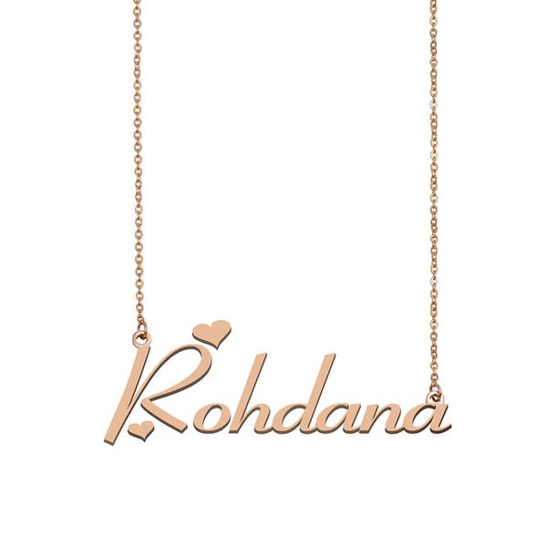 Rohdana Name Necklace Custom Nameplate Pendant for Women Girls Birthday Gift Kids Best Friends Jewelry 18k Gold Plated Stainless Steel, Silver
Rohdana Name Necklace Custom Nameplate Pendant for Women Girls Birthday Gift Kids Best Friends Jewelry 18k Gold Plated Stainless Steel, Silver
