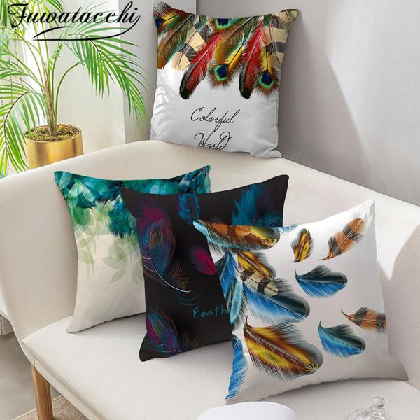 fuwatacchi peacock feather cushion cover beautiful color contrast animal feather pillowcase for sofa car home decor pillow case swy wmtqfa
fuwatacchi peacock feather cushion cover beautiful color contrast animal feather pillowcase for sofa car home decor pillow case swy wmtqfa