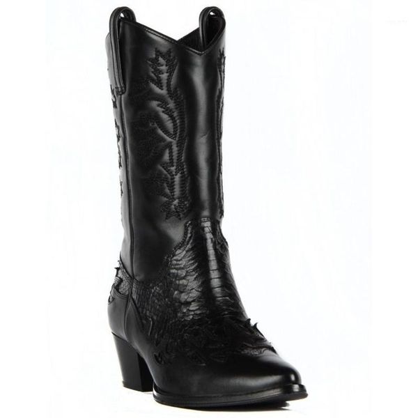 footcourt- black genuine exotic print leather pointed toe boots vintage retro boots women shoes handcrafted new season1
footcourt- black genuine exotic print leather pointed toe boots vintage retro boots women shoes handcrafted new season1