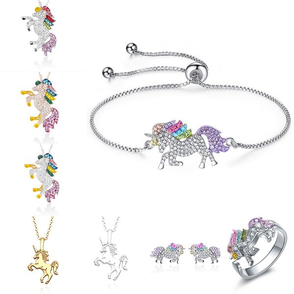 cute unicorn necklace fashion cartoon horse jewelry accessories for girls children kids women party animal pendant bracelet set, Black
cute unicorn necklace fashion cartoon horse jewelry accessories for girls children kids women party animal pendant bracelet set, Black