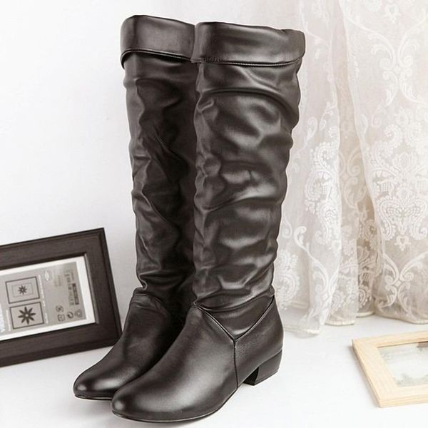 boots mazefeng over the knee women pu elastic female round toe shoes concise flat autumn winter 2021 plus size 43, Black
boots mazefeng over the knee women pu elastic female round toe shoes concise flat autumn winter 2021 plus size 43, Black