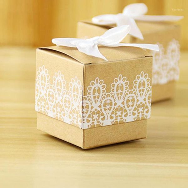 gift wrap 50pca/pack wedding candy box lace bow kraft paper birthday packing 5 * cm1
gift wrap 50pca/pack wedding candy box lace bow kraft paper birthday packing 5 * cm1