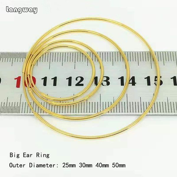 hoop & huggie simple golden/gold color large earrings for women 925 sterling silver round circle big hoops ear jewelry, Golden;silver
hoop & huggie simple golden/gold color large earrings for women 925 sterling silver round circle big hoops ear jewelry, Golden;silver