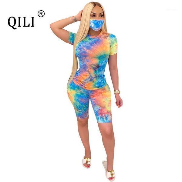 qili women 3 piece set outfits summer short sleeve set rompers tie dye print three piece sets matching clothes1, Black;white
qili women 3 piece set outfits summer short sleeve set rompers tie dye print three piece sets matching clothes1, Black;white