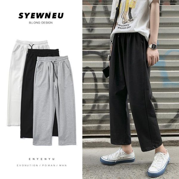 cotton sweatpants men's fashion solid color drawstring casual joggers pants men streetwear wild loose straight trousers s-2xl1 men', Black
cotton sweatpants men's fashion solid color drawstring casual joggers pants men streetwear wild loose straight trousers s-2xl1 men', Black