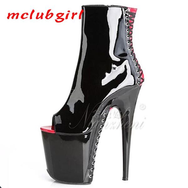 mclubgirl 20cm heels new hentian high ankle boots waterproof platform thick bottom thin heel night women's low boots lyp, Black
mclubgirl 20cm heels new hentian high ankle boots waterproof platform thick bottom thin heel night women's low boots lyp, Black