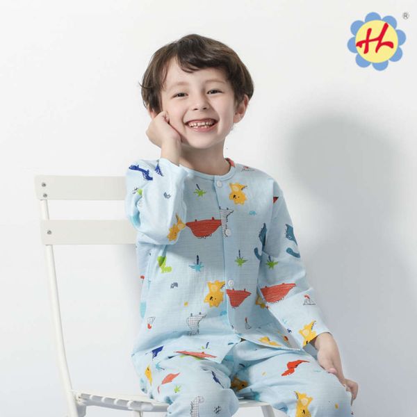 pure sve trousers children's long gauze pajamas boys and girls cotton cartoon home suit 64fc, Blue;red
pure sve trousers children's long gauze pajamas boys and girls cotton cartoon home suit 64fc, Blue;red