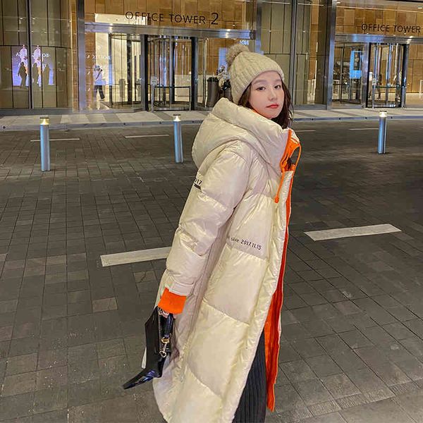 women's down & parkas bright face down jacket women white duck winter trend casual mid-length 6x19, Black
women's down & parkas bright face down jacket women white duck winter trend casual mid-length 6x19, Black