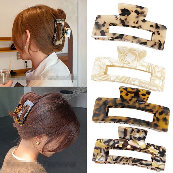 large accetate hair claws hollow square hair clip leopard geometric clamps for women girls hair accessories headdress gifts, Slivery;golden
large accetate hair claws hollow square hair clip leopard geometric clamps for women girls hair accessories headdress gifts, Slivery;golden