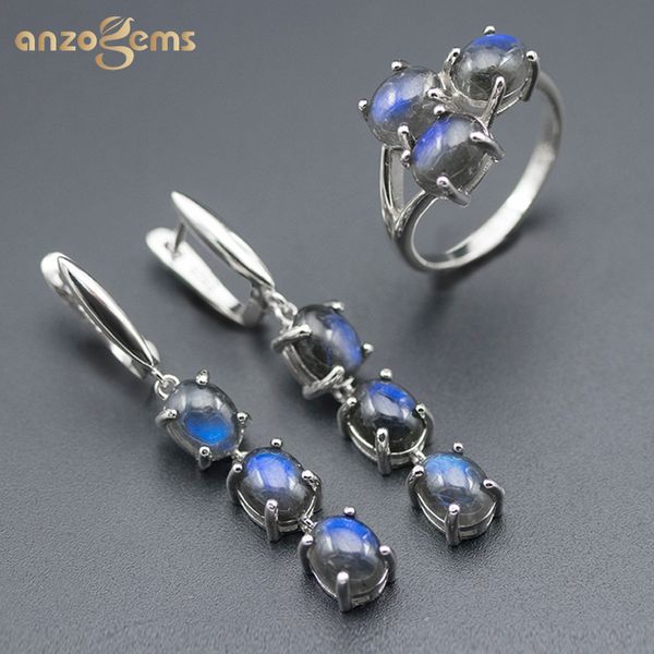anzogems 100% natural labradorite jewelry sets real 925 sterling silver earrings ring gemstone jewelry for women's gift new 201006
anzogems 100% natural labradorite jewelry sets real 925 sterling silver earrings ring gemstone jewelry for women's gift new 201006