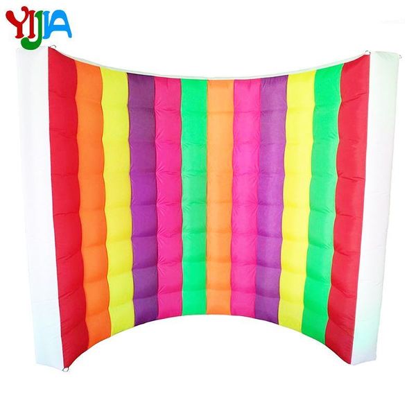 rainbow multi with whie color inflatable wall backdrop with led strips color changing by remote p booth wall for party1
rainbow multi with whie color inflatable wall backdrop with led strips color changing by remote p booth wall for party1