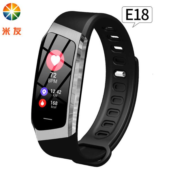 miyou e18 intelligent heart rate blood prsure tt exercise wristband color screen movement track meter step waterpr
miyou e18 intelligent heart rate blood prsure tt exercise wristband color screen movement track meter step waterpr