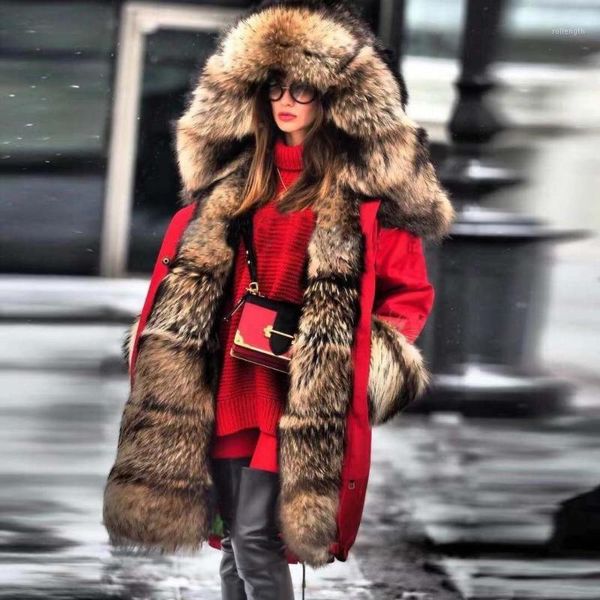 lanxirui women parka coats thick large fur collar hooded coat warm wintet fur liner parkas long winter jacket for women1, Black
lanxirui women parka coats thick large fur collar hooded coat warm wintet fur liner parkas long winter jacket for women1, Black