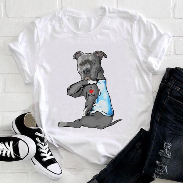 women cute dog mom mujer camisetas kawaii clothing cartoon animal 90s clothes ladies graphic print tee tshirt female t-shirt, White
women cute dog mom mujer camisetas kawaii clothing cartoon animal 90s clothes ladies graphic print tee tshirt female t-shirt, White