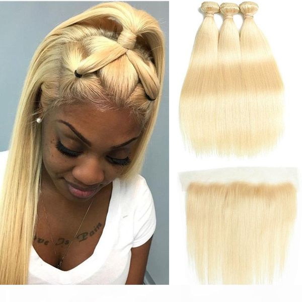 pre plucked frontal with baby hair 613 blonde peruvian virgin hair 3 bundles with closures ear to ear lace frontal closure natural hairline, Black;brown
pre plucked frontal with baby hair 613 blonde peruvian virgin hair 3 bundles with closures ear to ear lace frontal closure natural hairline, Black;brown