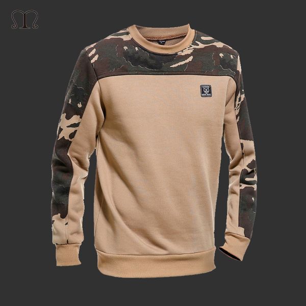 men patchwork long sleeve hoodies fashion round neck pullover street wear autumn winter men's sweatshirt camouflage overcoat
men patchwork long sleeve hoodies fashion round neck pullover street wear autumn winter men's sweatshirt camouflage overcoat