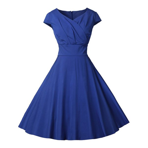 style spring 2020 new 50s60s hepburn solid color v-neck chest wrap waist swing christmas dress, Black;gray
style spring 2020 new 50s60s hepburn solid color v-neck chest wrap waist swing christmas dress, Black;gray