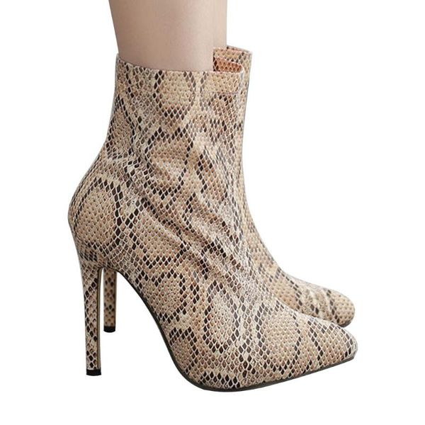 sagace ankle boots for women high heel party pointed toe shoes trend colored snakeskin ladies ankle boots high heels, Black
sagace ankle boots for women high heel party pointed toe shoes trend colored snakeskin ladies ankle boots high heels, Black