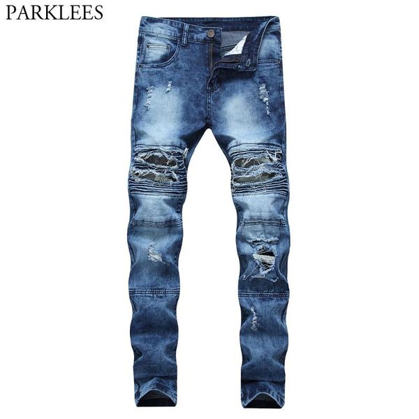 men's jeans 2021 skinny ripped biker casual wash cotton slim hole destroyed homme hip hop damage locomotive pants 42, Blue
men's jeans 2021 skinny ripped biker casual wash cotton slim hole destroyed homme hip hop damage locomotive pants 42, Blue
