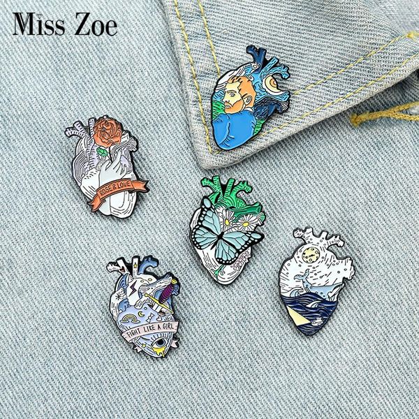 heart shape enamel pins custom gogh space ocean whale rose girl power brooch lapel pin shirt bag badge jewelry gift friends, Gray
heart shape enamel pins custom gogh space ocean whale rose girl power brooch lapel pin shirt bag badge jewelry gift friends, Gray