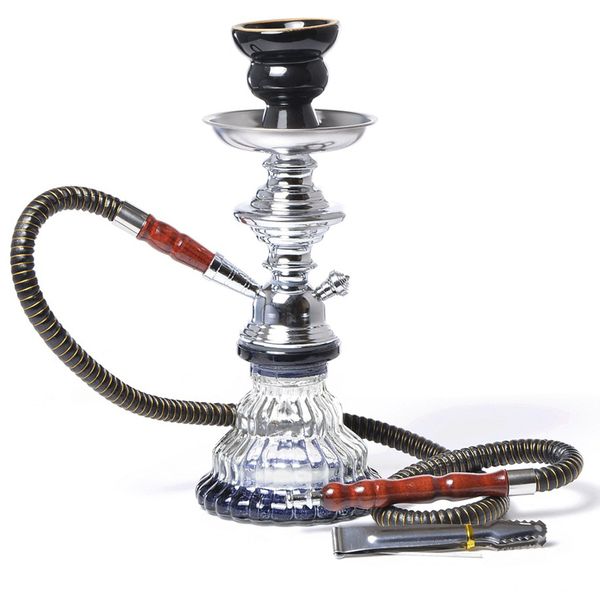new style glass hookah set with metal charcoal tongs ceramic bowl synthetic leather hose chicha narguile
new style glass hookah set with metal charcoal tongs ceramic bowl synthetic leather hose chicha narguile