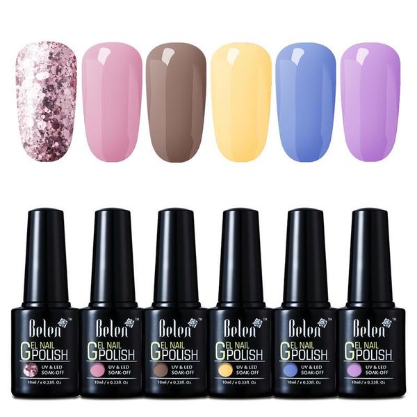 nail gel belen 6pcs set soak off uv led varnish for manicure 10ml candy color polish art lacquer, Red;pink
nail gel belen 6pcs set soak off uv led varnish for manicure 10ml candy color polish art lacquer, Red;pink