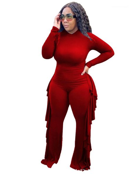 jumpsuit long sleeve half neck spring autumn rompers ladies pencil pants jumpsuit women ruffle skinny, Black;white
jumpsuit long sleeve half neck spring autumn rompers ladies pencil pants jumpsuit women ruffle skinny, Black;white