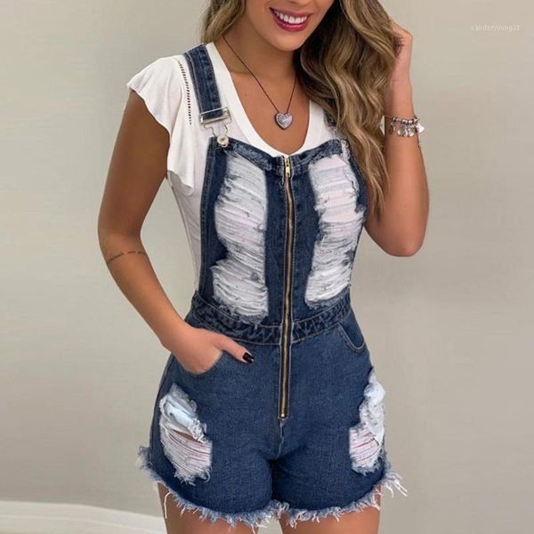 women's jumpsuits & rompers 2021 fashion women's solid overalls sleeveless casual dark blue zipper strap denim hole jumpsuit rippe, Black;white
women's jumpsuits & rompers 2021 fashion women's solid overalls sleeveless casual dark blue zipper strap denim hole jumpsuit rippe, Black;white
