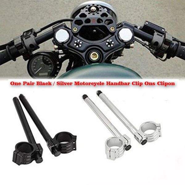 cnc 41mm 50mm 51mm riser clip-ons handlebars lift handle bar fork tube one pair black / silver motorcycle handbar clip ons clipo
cnc 41mm 50mm 51mm riser clip-ons handlebars lift handle bar fork tube one pair black / silver motorcycle handbar clip ons clipo