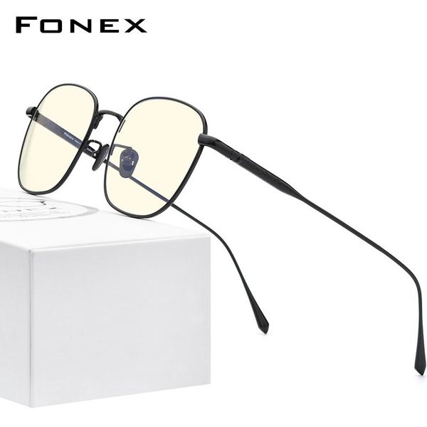 fashion sunglasses frames fonex pure titanium anti blue light blocking glasses women 2021 vintage round anti-blue rays computer eyeglasses m, Black
fashion sunglasses frames fonex pure titanium anti blue light blocking glasses women 2021 vintage round anti-blue rays computer eyeglasses m, Black