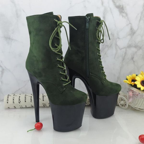 leecabe green pole dance boot with 20cm/8inches suede materials high heel platform boots open toe pole dance boot, Black
leecabe green pole dance boot with 20cm/8inches suede materials high heel platform boots open toe pole dance boot, Black