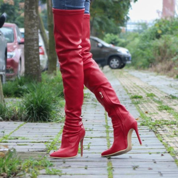 women over the knee high boots 2020 women's long boots woman high thin heel ladies pu leather female autumn winter shoes, Black
women over the knee high boots 2020 women's long boots woman high thin heel ladies pu leather female autumn winter shoes, Black