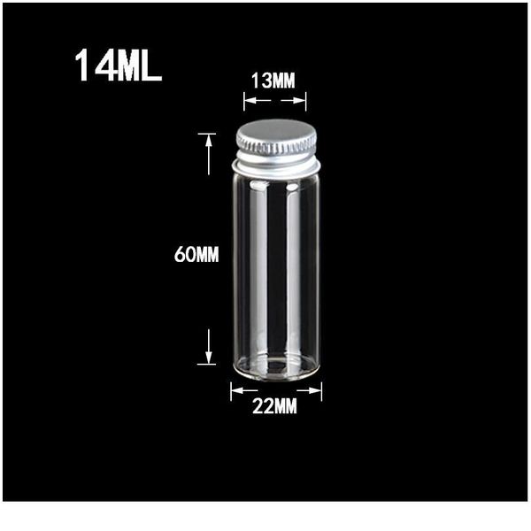 22*60*14mm 14ml glass bottles with metal cap empty small wishing bottle glass vials jars 1 jllede
22*60*14mm 14ml glass bottles with metal cap empty small wishing bottle glass vials jars 1 jllede