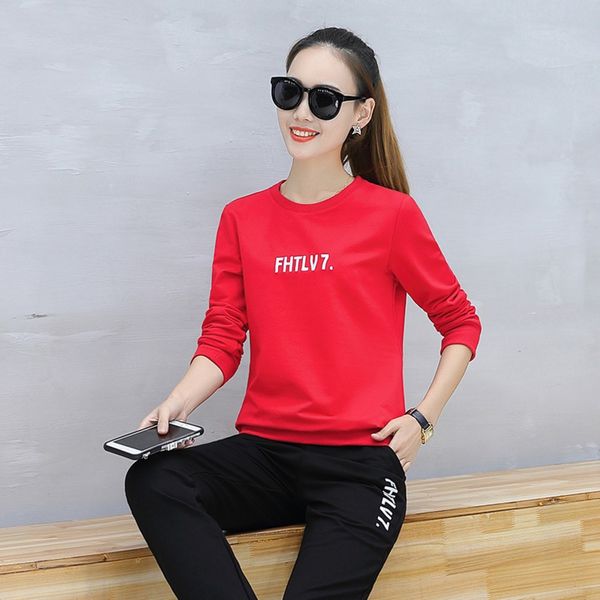 2020 spring and autumn sweater sweaternew korean style elegant long-sleeved two-piece sweater suit sportswear casual sports suit for women o, Gray
2020 spring and autumn sweater sweaternew korean style elegant long-sleeved two-piece sweater suit sportswear casual sports suit for women o, Gray
