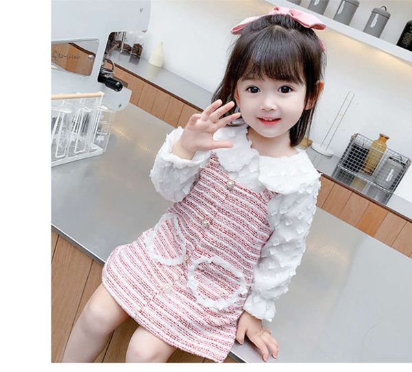 girl's fragrance princs autumn 2020 new baby's foreign sle drs net red little girl skirt suit, Red;yellow
girl's fragrance princs autumn 2020 new baby's foreign sle drs net red little girl skirt suit, Red;yellow