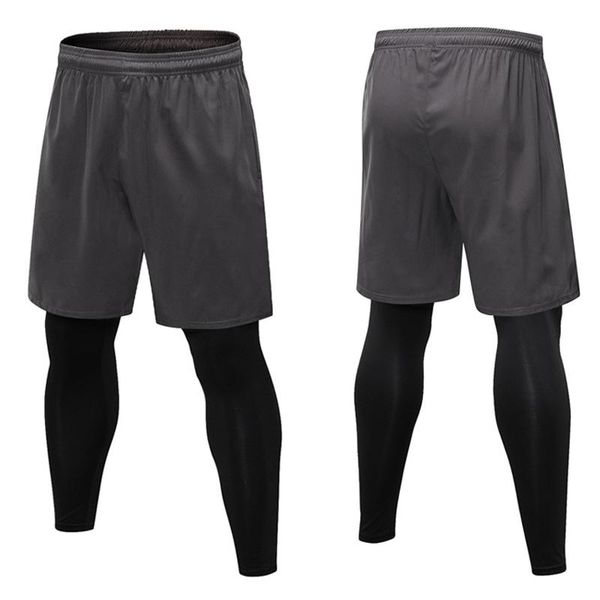 running pants men fitness fake two pieces tight fitting training elastic quick drying leggings sports cycling casual trousers, Black;blue
running pants men fitness fake two pieces tight fitting training elastic quick drying leggings sports cycling casual trousers, Black;blue