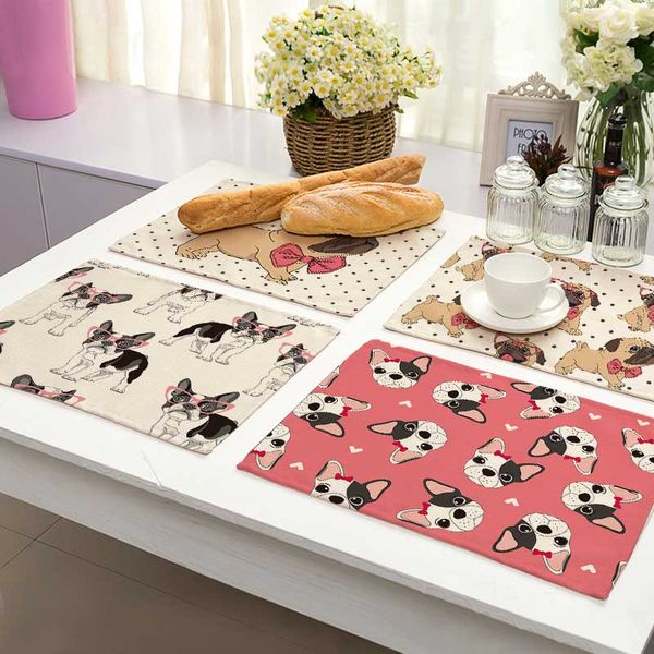 pug dog cotton linen pad dining table mats coaster bowl cup mat pattern kitchen placemat 42*32cm home decor ml0020
pug dog cotton linen pad dining table mats coaster bowl cup mat pattern kitchen placemat 42*32cm home decor ml0020