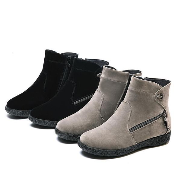 snow boots women plus velvet plus size short boots fashion korean women's cotton shoes non-slip warm for children, Black
snow boots women plus velvet plus size short boots fashion korean women's cotton shoes non-slip warm for children, Black