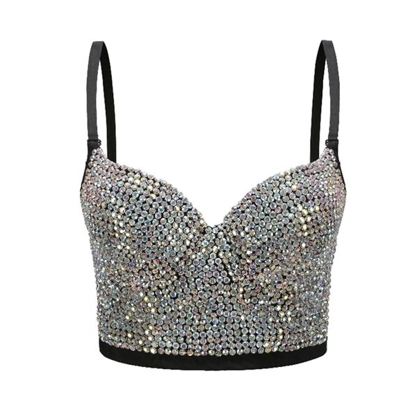 2020 gorgeous rhinestone bead bustier pearls diamond push up night club bralette women's bra cropped plus size y200701, White
2020 gorgeous rhinestone bead bustier pearls diamond push up night club bralette women's bra cropped plus size y200701, White