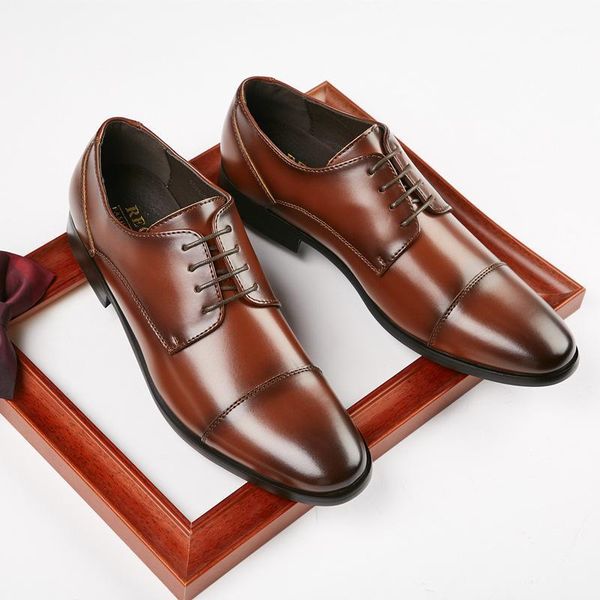 men dress shoes quality men formal shoes lace-up business oxford brand wedding leather sapatos masculinos1, Black
men dress shoes quality men formal shoes lace-up business oxford brand wedding leather sapatos masculinos1, Black
