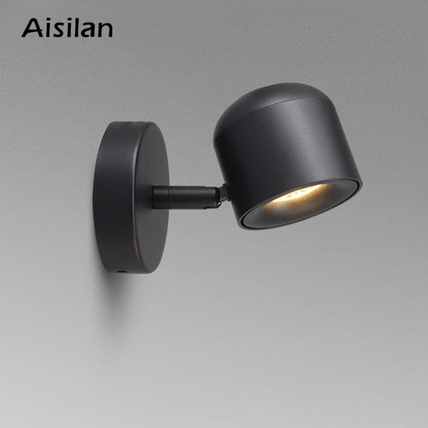 aisilan wall lamp modern style wall light adjustable black/white 7w for bedside bedroom mirror light corridor sconce ac90-220v 1020
aisilan wall lamp modern style wall light adjustable black/white 7w for bedside bedroom mirror light corridor sconce ac90-220v 1020