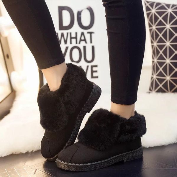 women's shoes warm snow boots ladies cotton shoes plus velvet women's non-slip pregnant wool women boots, Black
women's shoes warm snow boots ladies cotton shoes plus velvet women's non-slip pregnant wool women boots, Black