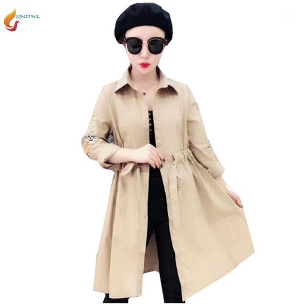 women spring casual windbreaker coat medium long fashion british wind 2020 new slim slimming thin print windbreaker jacket g7141, Tan;black
women spring casual windbreaker coat medium long fashion british wind 2020 new slim slimming thin print windbreaker jacket g7141, Tan;black