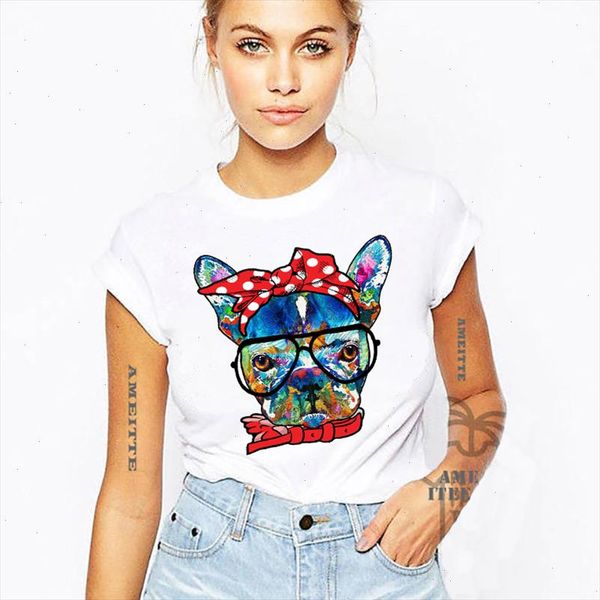 french bulldog mother female t shirt funny cute dog harajuku graphic t shirt female short sleeve casual tee girl top, White
french bulldog mother female t shirt funny cute dog harajuku graphic t shirt female short sleeve casual tee girl top, White
