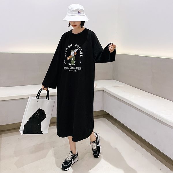 iruoi dress dresssweater fashion winter 2020 dress long sleeve printed letter girlsthin mini sweater fall fat mm loose 4stle, Black;gray
iruoi dress dresssweater fashion winter 2020 dress long sleeve printed letter girlsthin mini sweater fall fat mm loose 4stle, Black;gray