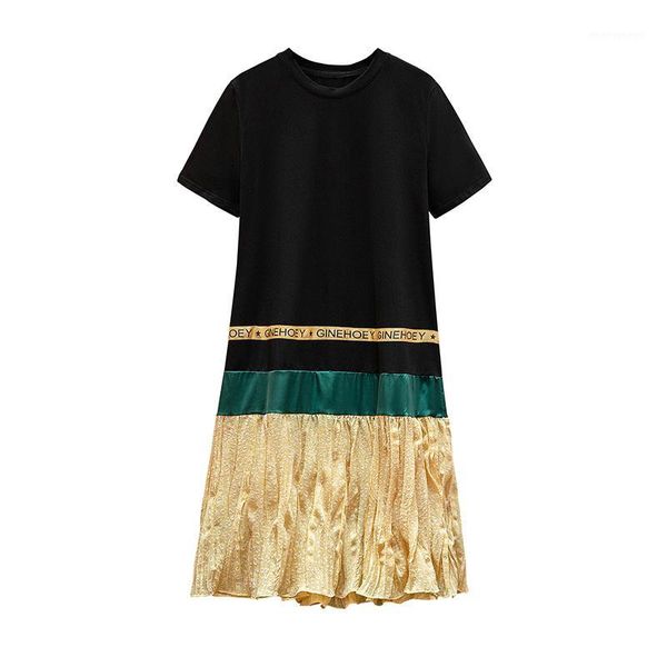 casual dresses 2021 sunmer fashion contrast dress large plus size t shirt sport loose clothes women streetwear big1, Black;gray
casual dresses 2021 sunmer fashion contrast dress large plus size t shirt sport loose clothes women streetwear big1, Black;gray